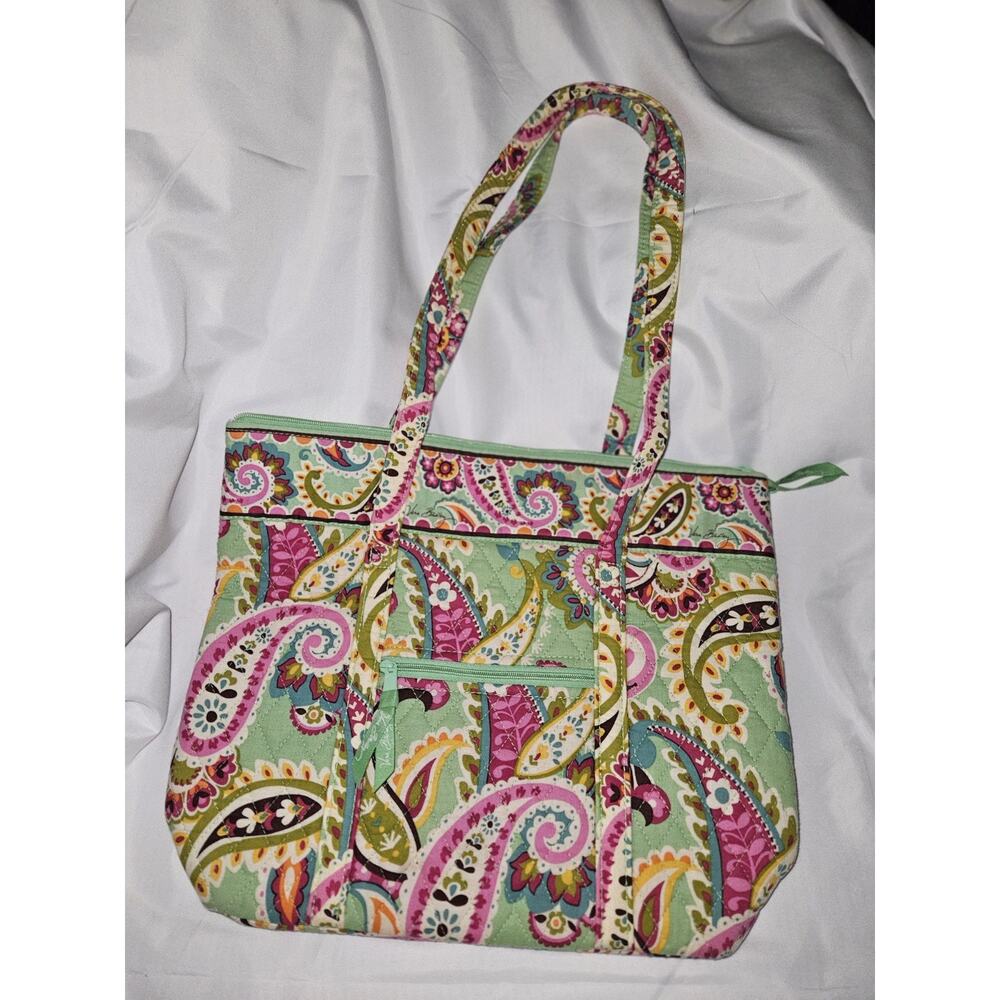 Vera Bradley Tutti Frutti Paisley Tote Bag Retired Pattern Shoulder Bag Retired